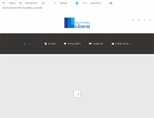 Tablet Screenshot of institutoliberal.org.br